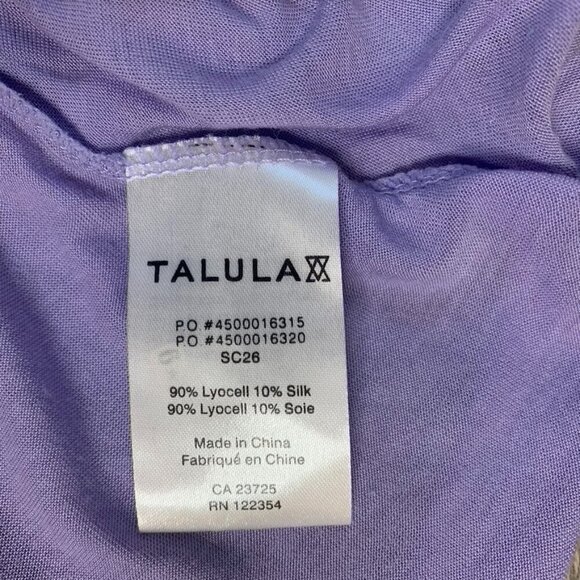 Aritzia Talula Women's Tank Top Cami Blouse Tiered front Sleeveless purple XS - Picture 7 of 10